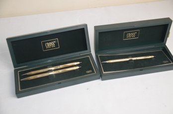(#74) Vintage Cross Pen & Pencil Set Original Box ~ Cross Pen Original Box - Not Tested