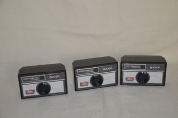 41) Plastic Camera Banks 4x2.5 Lot Of 3