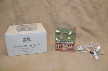 (#59) Department 56 WHITE HORSE BAKERY 1988 House Heritage Dickens Village Series In Orig. Box