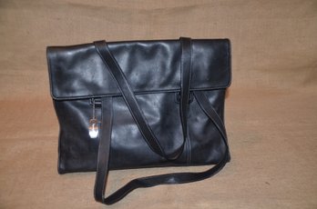 (#67) Tianello Genuine Leather Over Shoulder Bag - Like New