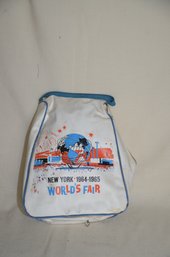 146) Vintage New York Worlds Fair 1964-1965 Souvenir Official Bag Memorabilia