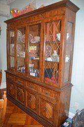 Traditional China Breakfront Closet (2 Pieces)