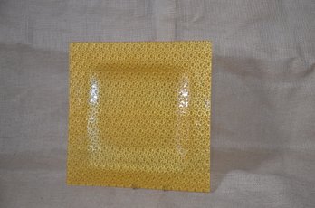 (#74) Gold Glass Tray 12x12