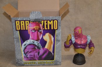 (#26)  2002 Marvel Avengers BARONZEMO Comics Mini-Bust Statue Bowen #0365/4000 Sculpted By Randy Bowen