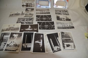 149) Vintage New York Worlds Fair 12 Actual Photos Postcard Packages