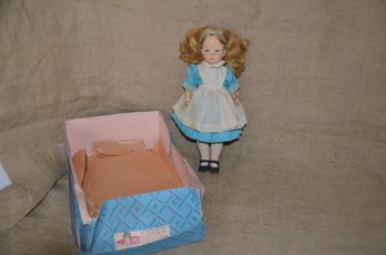 (#19) Vintage Madame Alexander Alice Doll 13' With Box