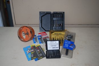 (#319) Assorted Drill Bits, Plus More