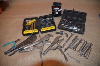 (#72) Assorted Lot Of Tools Wrenches ~ Pliers