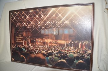 153) Framed Photograph Of Republican National Convention Regan 1984