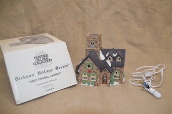 (#69) Department 56 KNOTTINGHILL CHURCH 1989 House Heritage Dickens Village Series In Orig. Box