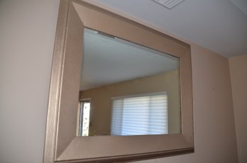(#25) Framed Mirror 60x48 Composite Material Cooper Color
