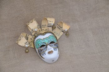 (#52) Pottery Decorative Face Mask 5'
