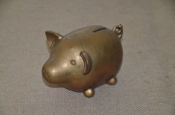 (#142) Vintage Metal? Pig Piggy Bank