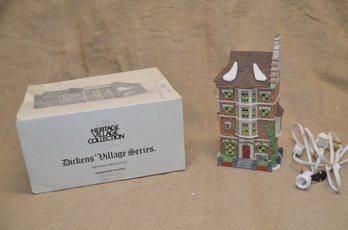 (#72) Department 56 NEPHEW FRED'S FLAT House Heritage Dickens Village Series In Orig. Box
