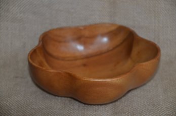 (#76) Teak Wood Small 6x6 Bowl