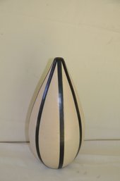 10) Decorative Peru Beige Brown Stripes Vase 13'H