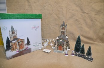 (#76) 2001 Discover Department 56 SOMERSET VALLEY CHURCH SET OF 9  Dickens Village Series