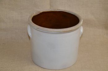 (#137) Ceramic Pottery Crock Pot Planter 7'H