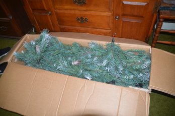 (#38) Artificial Christmas Tree Pinecone And Frosted Tips About 7ft H