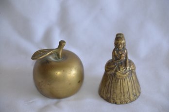 (#15) Brass Apple And Lady Bells