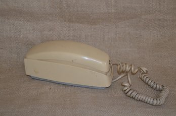 (#62) Vintage Trimline Rotary Phone Beige 9' Long