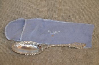 116) H.N. Squire & Sons Sterling Silver Serving Spoon