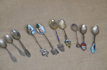 (#68) STERLING SILVER (Some) Tea Spoons Lot Of 12