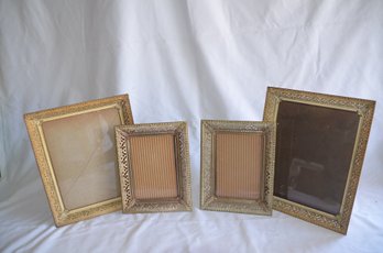 (#20) Vintage Assorted Gold Gilded Picture Frames 7x9 ~  4.5x6.5