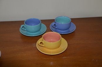 (DK) Colorful Espresso Cup And Saucer