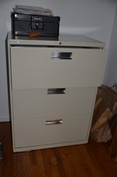 3 Drawer File Cabinet No Key