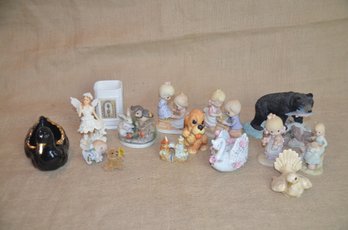 (#141) Vintage Lot Of Ceramic Porcelain Trinket Figurines (Lefton, Jonathan David, Norleans Japan, Russ