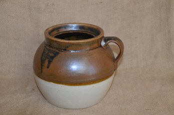 120) Antique Robinson Ransbottom #2 Stoneware Earthenware Bean Pot Crockery Loop Hand No Lid