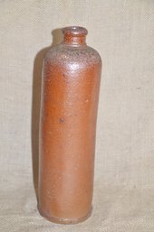 122) Brown Stoneware Beer Bottle 11'H