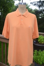 14LS) Izod Polo Shirt Short Sleeve Orange Size Large