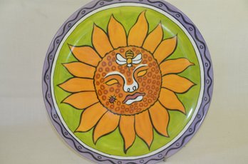 19) Decorative Sunflower Metropolitan Museum Of Art Block Bernarda Portugal Plate 12'