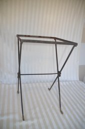 (#105) Iron Side Accent Table (needs A Top)