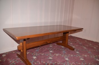 Vintage Pine Wood Coffee Table