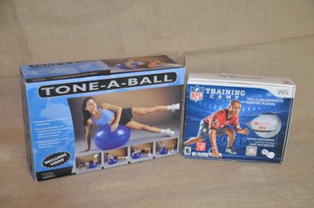 (#148) Tone A Ball Pilates ~ Wii NFL Training Camp