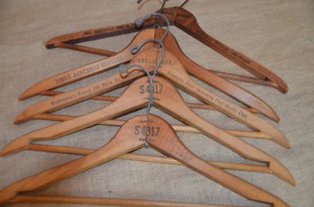 (#149) Vintage Wooden Hangers 5