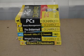 (#171) Books For Dummies Lot Of 7 : PC's, Internet, Fitness, Weight Training