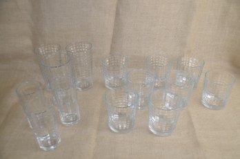 (#160) Drinking Everyday Glasses (8 Low Highball, 3 Water, 3 Juice)