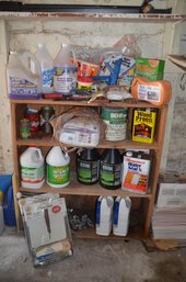 (#106) House Cleaner ~ Round Up Weed Spray ~ Paint ~ Deck Cleaner And Protection ~ Miscellaneous Items