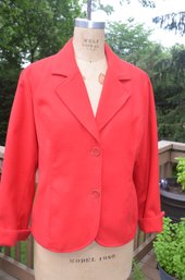 21LS) Chico Red Jacket Size 2