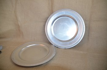 (#30) Silver Charger 14' Round PLATES