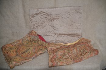 (#101) Decorative Pillow Case Covers Paisley Design ( See Description For Measurements)