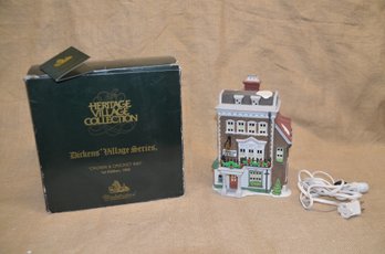 (#88) Department 56 CROWN & CRICKET INN 1st Edition 1992 Heritage Dickens Village Series In Orig. Box