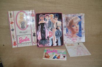 (#86) Barbie Postcards ~ Calendar ~ Cards ~ Collectible Book 1997 ~ 1989 Paper Doll Story Of Barbie
