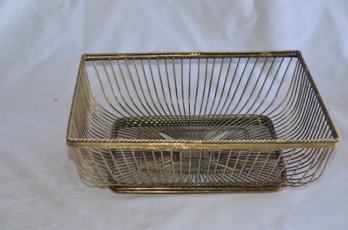 (#36) Metal Wire Bread Basket 8x10