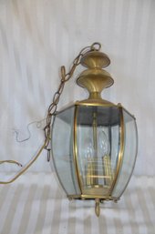 (#114) Hanging Pendent Light Fixture Hardwire - Like New
