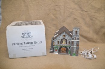 (#91) Department 56 WHITTLEBORURN CHURCH 1994 Heritage Dickens Village Series In Orig. Box